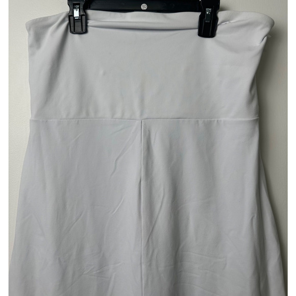 Susana Monaco Strapless Cuffed Ankle Jumpsuit in Sugar (White) Size L Nylon D48 - Picture 5 of 9